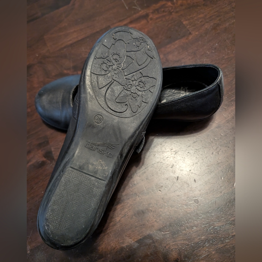 Dansko Black Leather Mary Janes - Picture 4 of 6